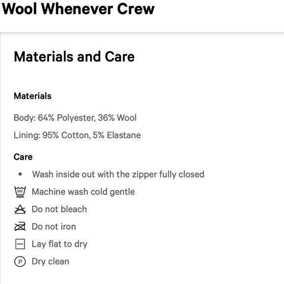 Lululemon Wool Whenever Crew Neck Sweater Wool Blend Sherpa Black Size 2 - Picture 13 of 15